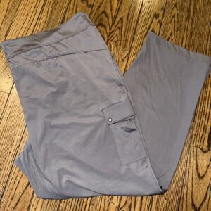 Greg Norman Luxury Performance Stretch Pull On Golf Pants Slate XXL Elastic 28"